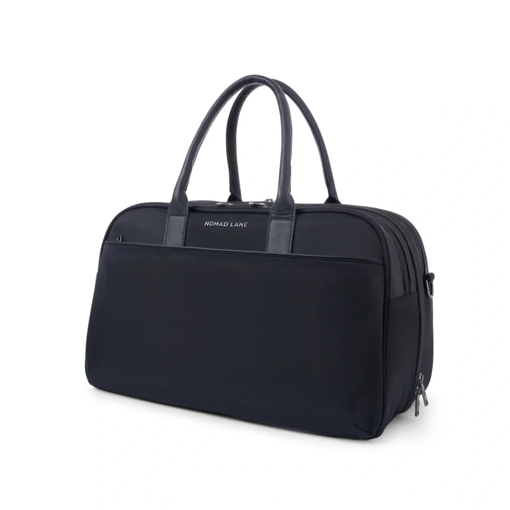 Nomad Lane Black Bento Bag V. 4 Travel Bag + Toiletry & Electronics Bags - Picture 1 of 14
